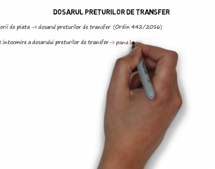 Dosarul preturilor de transfer – conditii si termene de prezentare