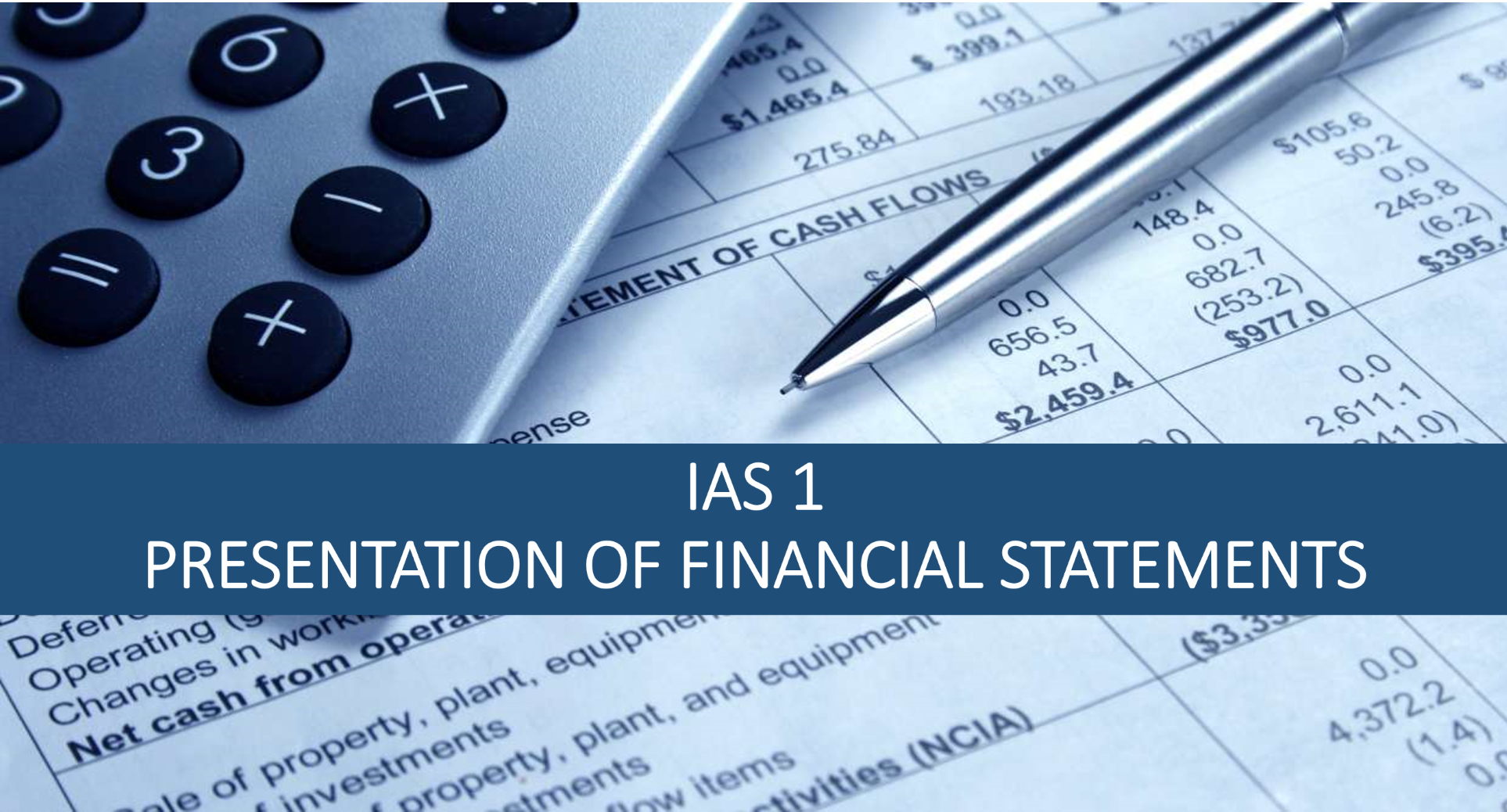 presentation of financial statements ias 1